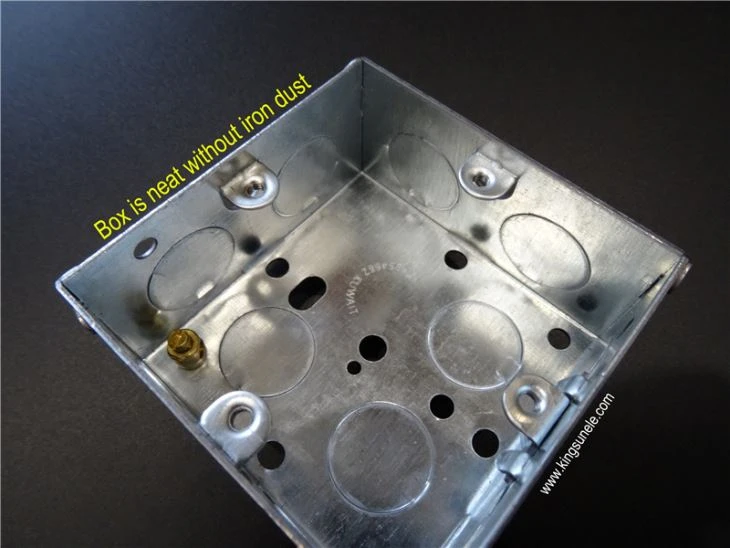 2 Gang Wire Metal Box