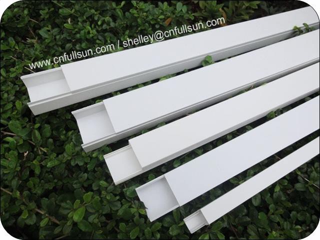 PVC-Trunking Leicht zu schneiden Hochfeste Zähigkeit für elektrische Kabel
