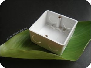 PVC Electrical Box 1 Gang UK Standard