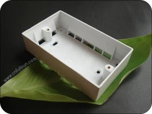 2 Gang PVC Elektrische Box Nichtleitfähig