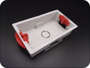 PVC Switch Box Double Gang British Standard
